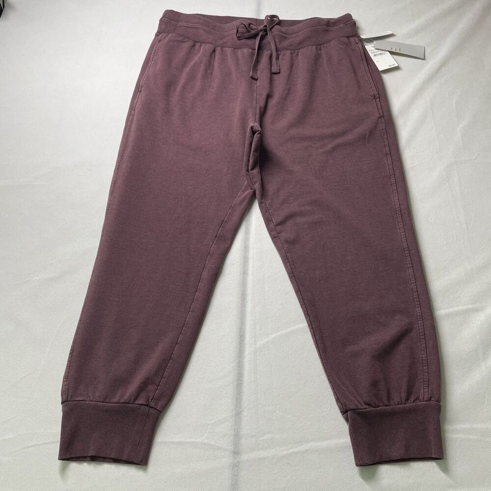 NWT Z by Zella Jogger Sweatpants Drawstring Purple Knit Women's Size XL